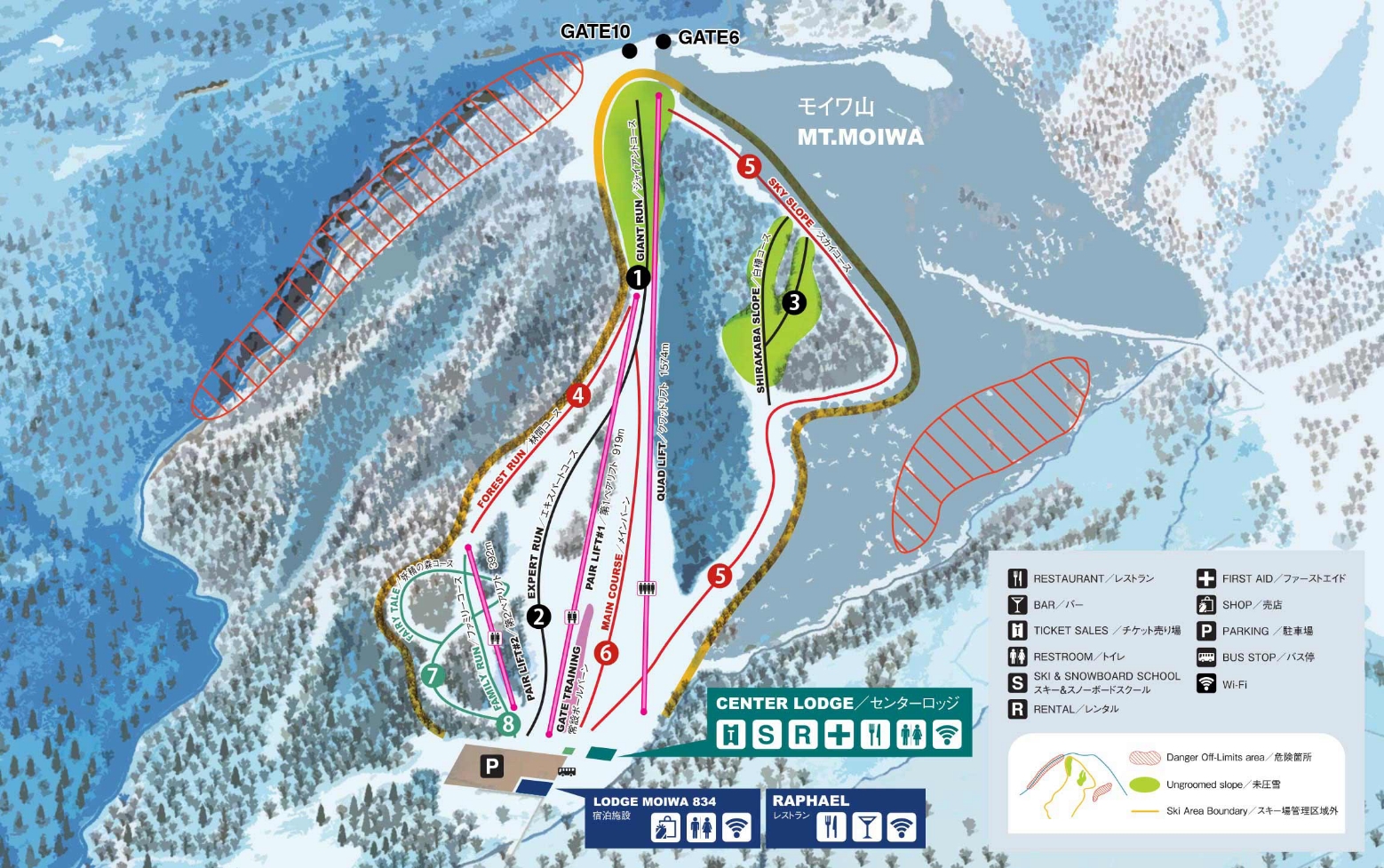 South-Hokkaido-Tour, Moiwa, map